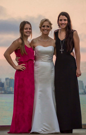 Bride and Daughters